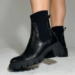 SteveMadden HUTCH BLACK Women's Shoes