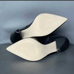 Recurate Resale THERESA BLACK LEATHER 7.5 - SM REBOOTED