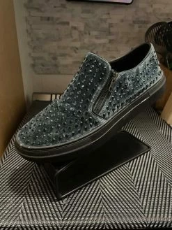 Recurate STUDDED SLIP ON SNEAKER - SM REBOOTED