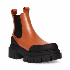 STEVEMADDEN NICKI TAN LEATHER