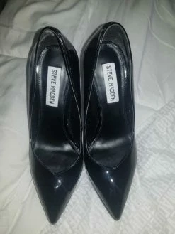 Recurate Resale BLACK PLATFORM POINTED TOE HEEL - SM REBOOTED