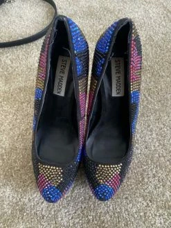 Recurate Resale DYVINAL CRYSTAL PLATFORM HEEL - SM REBOOTED