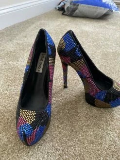 Recurate Resale DYVINAL CRYSTAL PLATFORM HEEL - SM REBOOTED