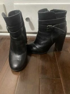 Recurate LEATHER BUCKLE BOOTIE IN BLACK - SM REBOOTED