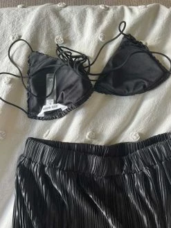 Recurate PLISSE PANT SET BLACK - SM REBOOTED