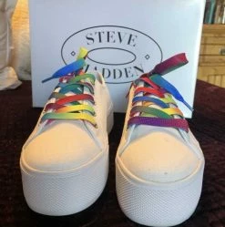 Recurate Resale FINK CANVAS PLATFORM TENNIS SHOE - SM REBOOTED