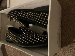 Recurate STUDDED LOAFERS IN BLACK - SM REBOOTED