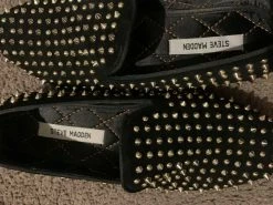 Recurate STUDDED LOAFERS IN BLACK - SM REBOOTED