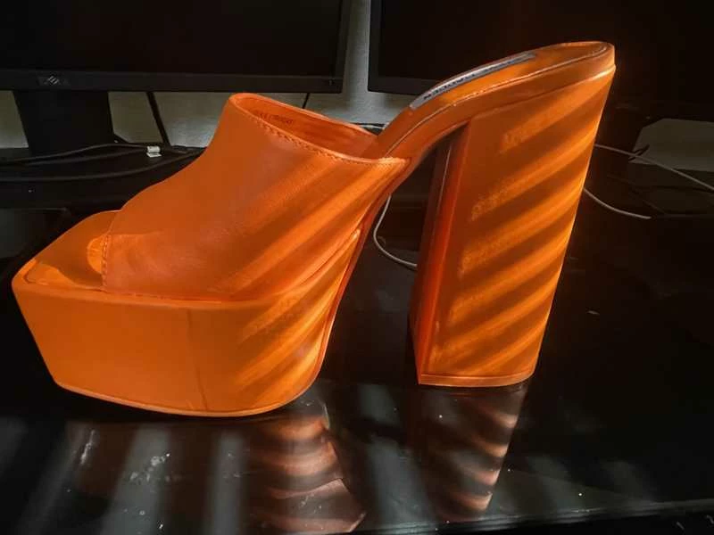 Recurate Resale TRIXIE ORANGE LEATHER - SM REBOOTED