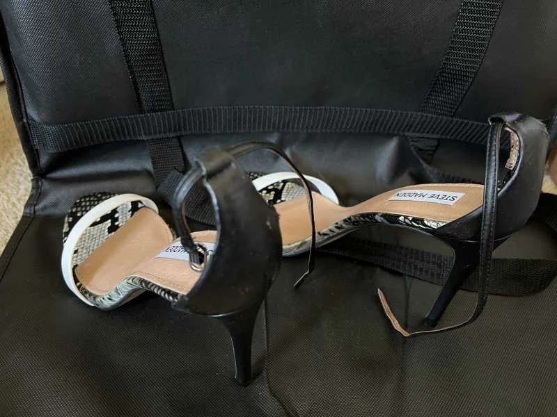 Recurate STECY ANKLE STRAP IN SNAKE SKIN - SM REBOOTED Resale