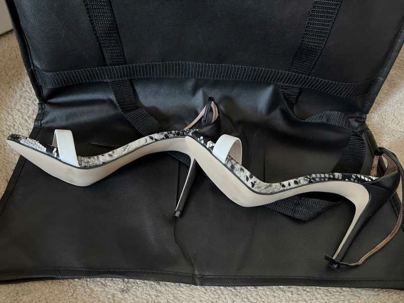 Recurate STECY ANKLE STRAP IN SNAKE SKIN - SM REBOOTED Resale