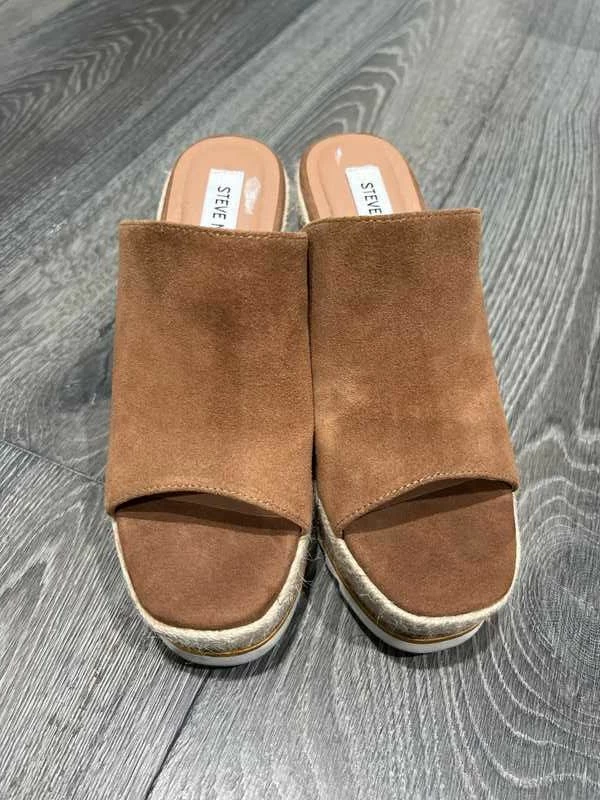 Recurate YAIR WEDGE ESPADRILLE IN COGNAC - SM REBOOTED