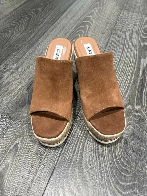 Recurate YAIR WEDGE ESPADRILLE IN COGNAC - SM REBOOTED