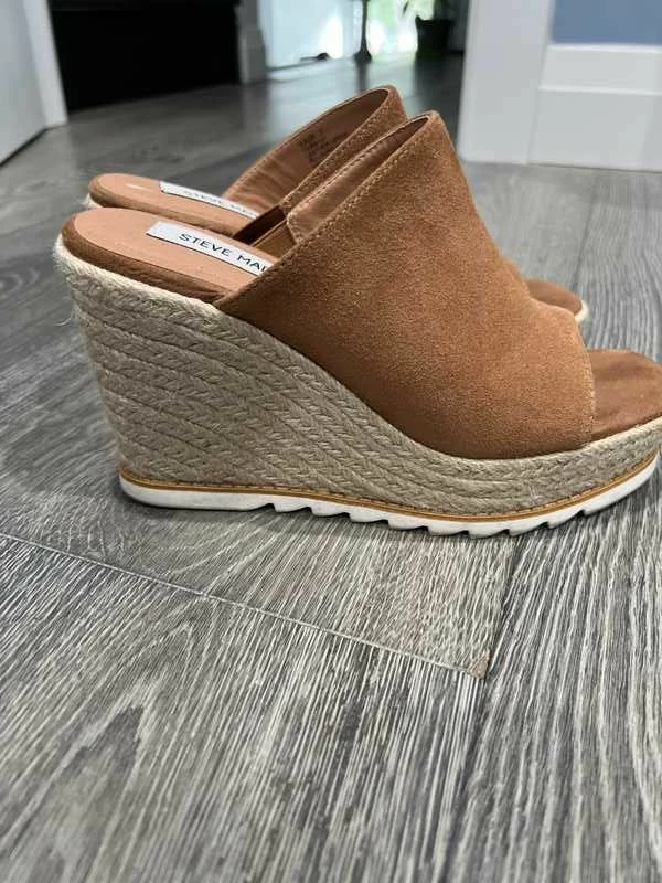Recurate YAIR WEDGE ESPADRILLE IN COGNAC - SM REBOOTED
