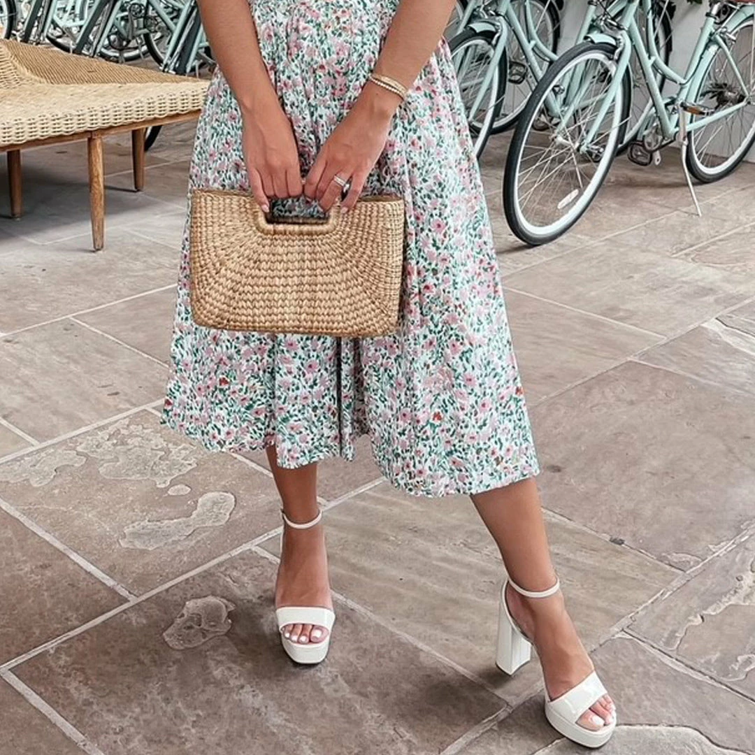 SteveMadden Women's Shoes LESSA BONE PATENT