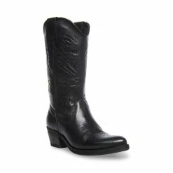 SteveMadden HAYWARD BLACK LEATHER